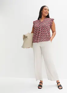 Gedessineerde blousetop, bonprix