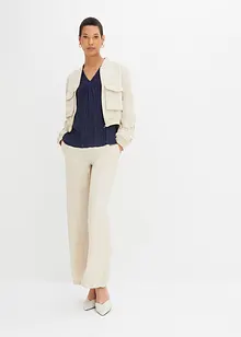 Top met broderie anglaise, bonprix