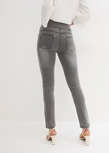Straight jeans mid waist, super stretch met comfortband, bonprix