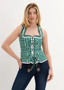 Tiroler bustier met ritssluiting, bonprix