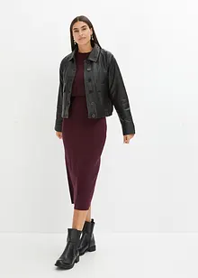 Gebreide jurk en shirt (2-dlg. set), bonprix