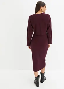 Gebreide jurk en shirt (2-dlg. set), bonprix