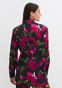 Satijnen blouse met print, bonprix