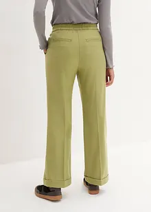 7/8 broek in wollen look met comfortband, bonprix