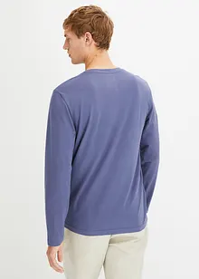 Essential Henley shirt van biologisch katoen, lange mouw, bonprix