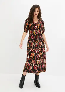 Midi jurk van soepele viscose, bonprix