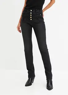 Straight jeans met high waist, bonprix