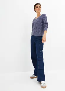 Cargo jeans met mid waist, RAINBOW