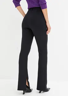 Punto di roma broek met splitten, bonprix