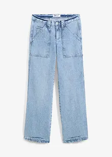 Cargo jeans met mid waist, John Baner JEANSWEAR