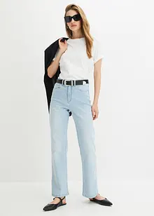 Wide leg jeans met high waist, bonprix