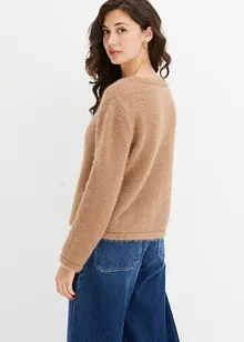 Trui van hairy knit, bonprix