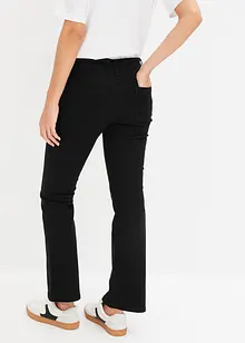 Flared twill broek, bonprix