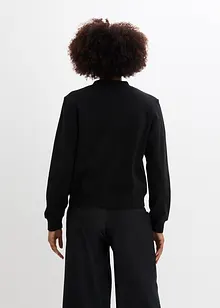 Sweat bomber met een knoopsluiting, bonprix