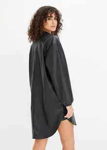 Imitatieleren oversized jurk, bonprix