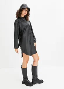 Imitatieleren oversized jurk, bonprix