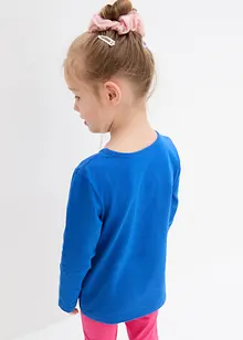 Meisjes longsleeve met pailletten van biologisch katoen, bonprix