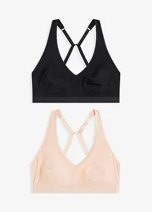 Bralette zonder beugels (set van 2), bonprix