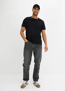 Loose fit stretch jeans, straight, bonprix