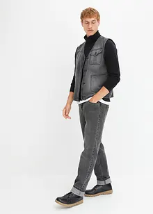 Jeans gilet van biologisch katoen, regular fit, bonprix