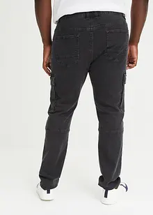 Slim fit stretch cargo jeans, straight, bonprix