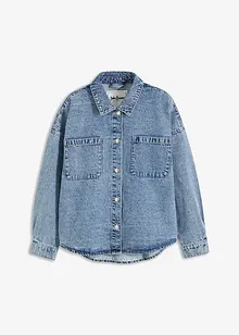 Oversized denim shacket, bonprix