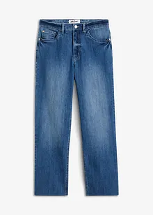 Straight jeans met high waist en biologisch katoen, John Baner JEANSWEAR