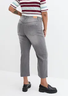 Straight jeans met high waist en biologisch katoen, bonprix