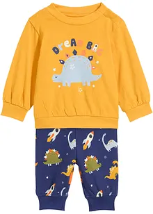 Baby longsleeve en sweatpants van biologisch katoen (2-dlg. set), bonprix