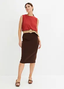 Midi jersey rok, bonprix