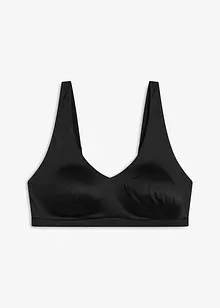 Gevulde bralette zonder beugels van glanzend materiaal, bonprix