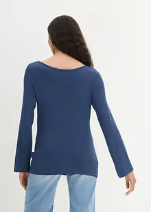 Nauwsluitende longsleeve met boothals, bpc bonprix collection