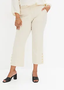 Pantalon met sierknopen, bonprix