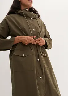 Parka in trenchcoatstijl, verstelbaar in taille, bonprix