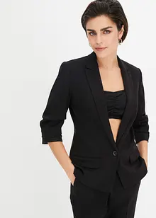 Blazer met gedrapeerde mouwen, bonprix