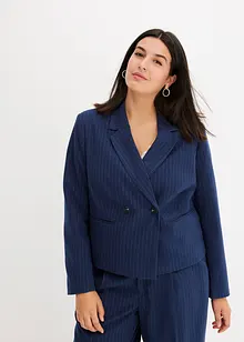 Korte blazer met krijtstrepen, bonprix