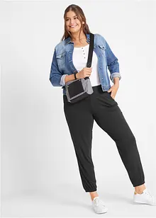 Jersey broek met steekzakken in een soepele viscosemix, bonprix