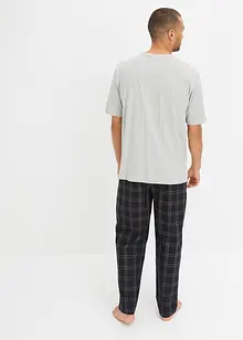 Pyjama met geweven broek (2-dlg. set), bonprix