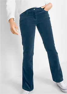 Stretch corduroy broek, bootcut, bonprix
