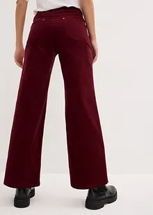 Corduroy broek in Marlene Dietrich stijl, bonprix