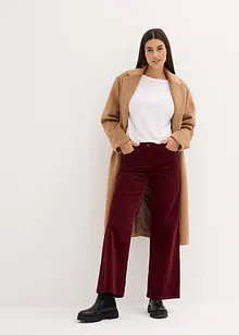 Corduroy broek in Marlene Dietrich stijl, bonprix