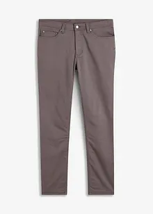 Essential regular fit stretch broek, straight met biologisch katoen, bonprix