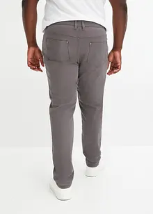 Essential regular fit stretch broek, straight met biologisch katoen, bpc bonprix collection