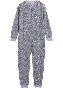 Meisjes pyjama onesie met biologisch katoen, bonprix