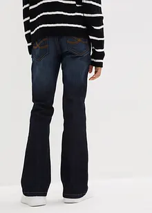 Flared jeans mid waist, bonprix