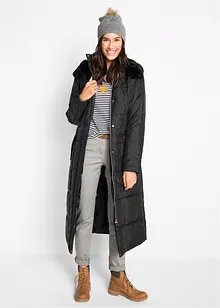 Licht gewatteerde, lange jas, bonprix