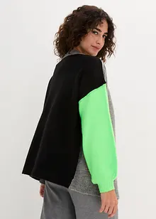 Oversized vest met colourblocking, bonprix