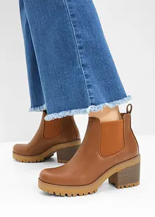 Chelsea boots met blokhak, bonprix