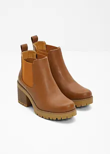 Chelsea boots met blokhak, bonprix