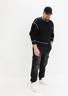 Trui met gerecycled katoen, loose fit, bonprix